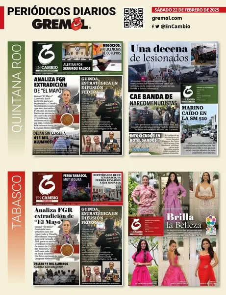 Portada de En Cambio - Quintana Roo (contraportada)