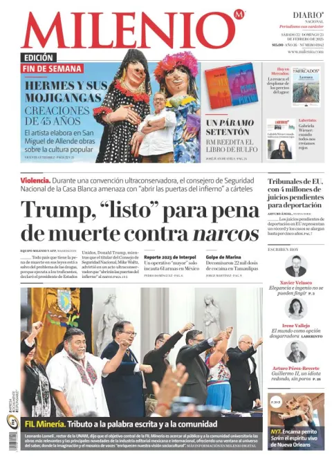 Portada de Milenio
