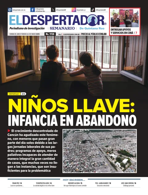 Portada de El Despertador de Quintana Roo