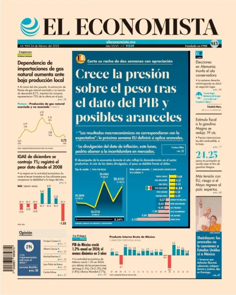 Portada de El Economista
