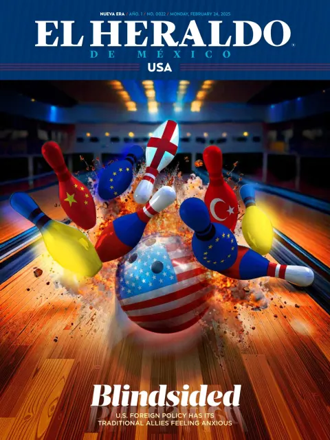 Portada de El Heraldo USA del lunes, 24 de febrero de 2025