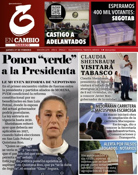 Portada de En Cambio - Tabasco (portada)