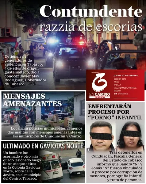 Portada de En Cambio - Tabasco (contraportada)