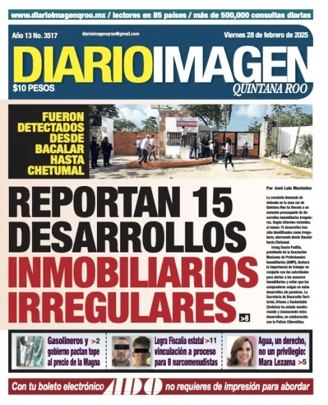 Portada de Diario Imagen Quintana Roo