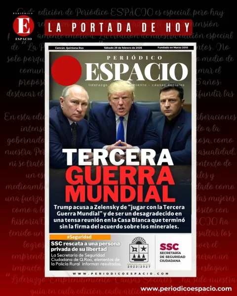 Portada de Periodico Espacio (portada) del 2025-03-01
