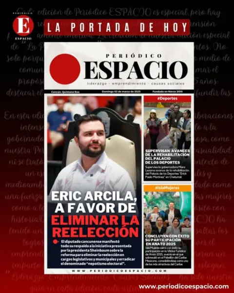 Portada de Periodico Espacio (portada) del 2025-03-02