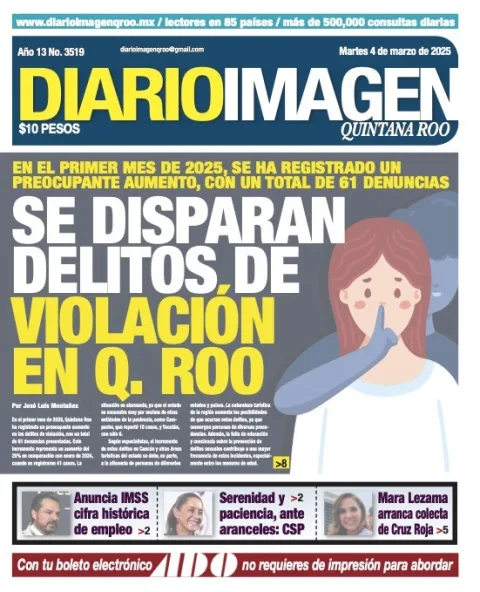 Portada de Diario Imagen Quintana Roo