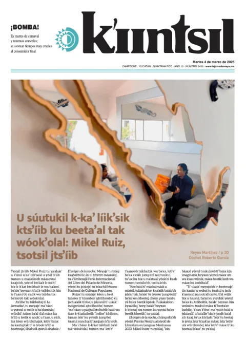 Portada de La Jornada - Kiintsil del martes, 4 de marzo de 2025