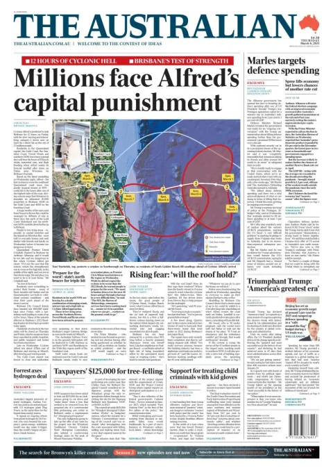 Portada de The Australian