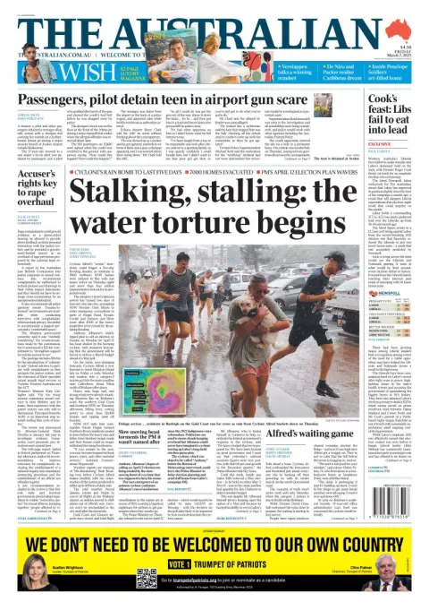 Portada de The Australian