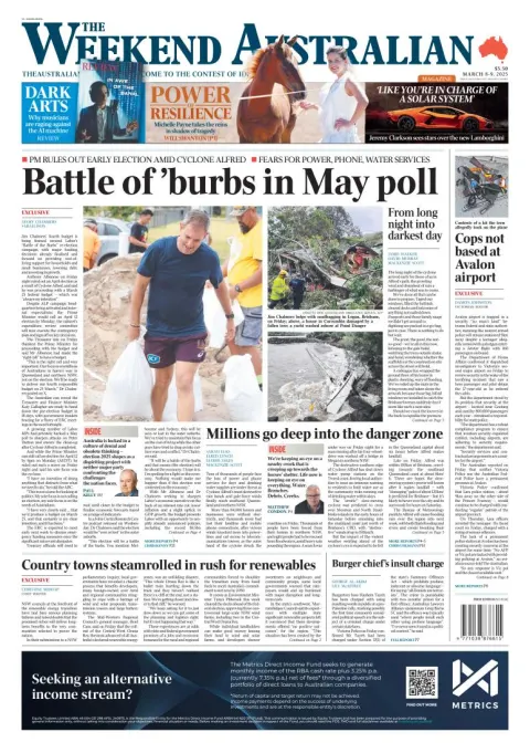 Portada de The Australian