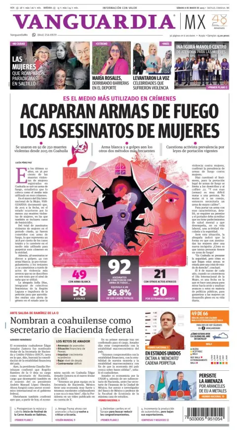 Portada de Vanguardia