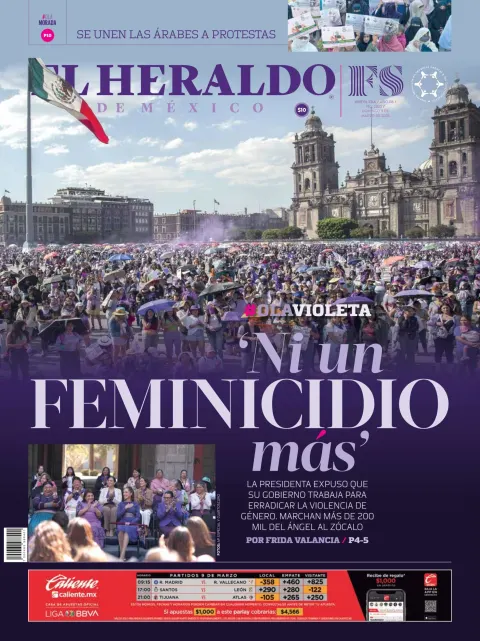 Portada de El Heraldo de Mexico