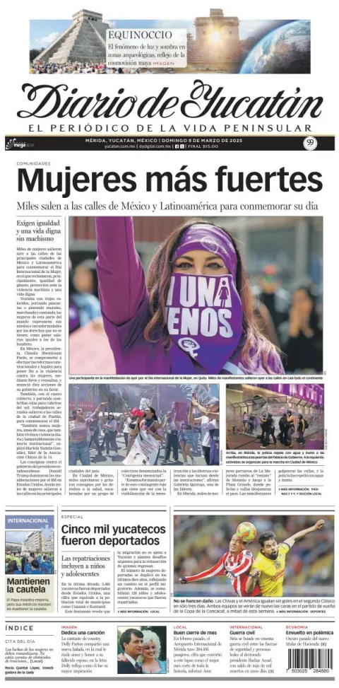 Portada de Diario de Yucatán