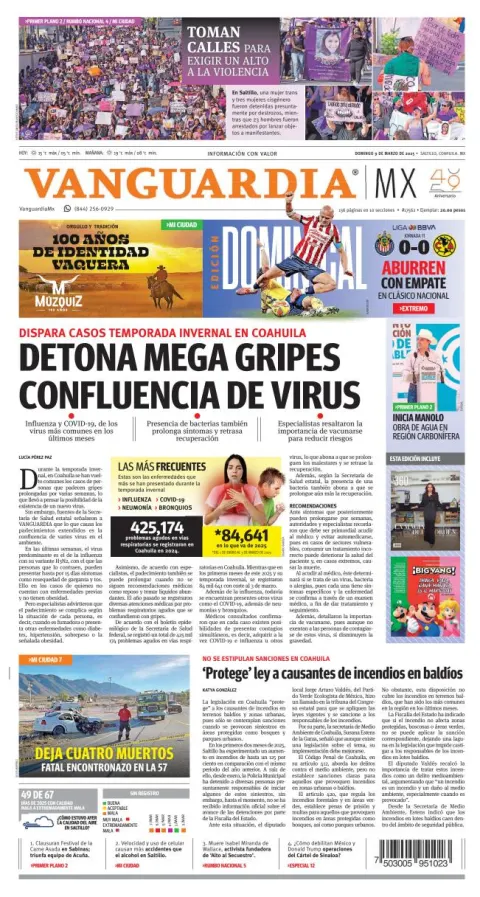 Portada de Vanguardia