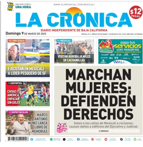 Portada de La Cronica