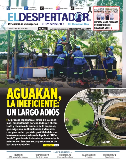 Portada de El Despertador de Quintana Roo