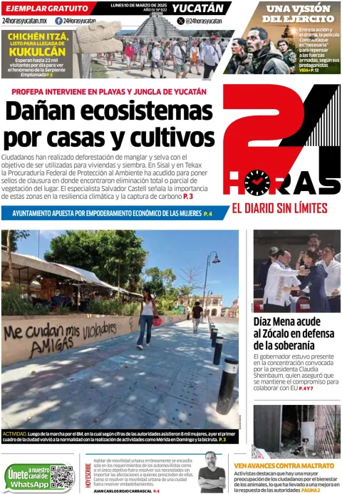 Portada de 24 Horas Yucatan