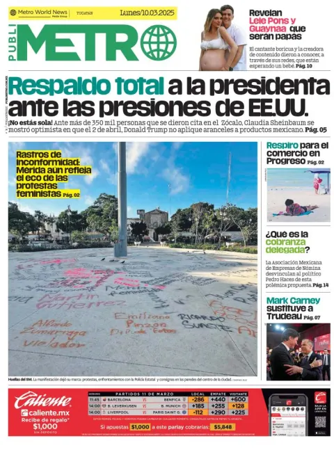 Portada de Publimetro Merida