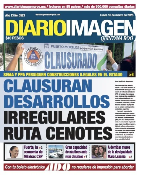 Portada de Diario Imagen Quintana Roo
