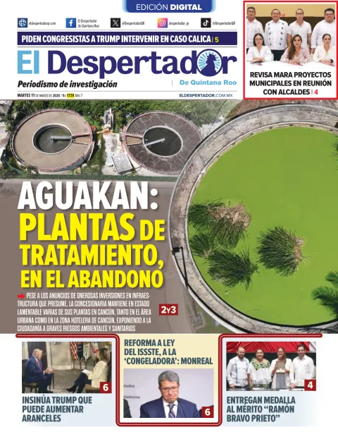 Portada de El Despertador de Quintana Roo