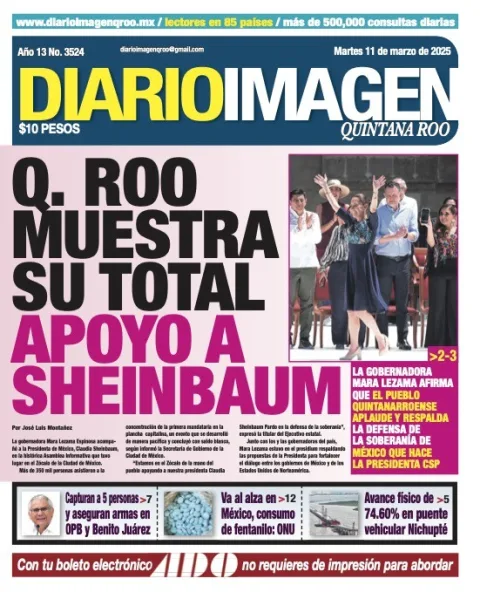 Portada de Diario Imagen Quintana Roo