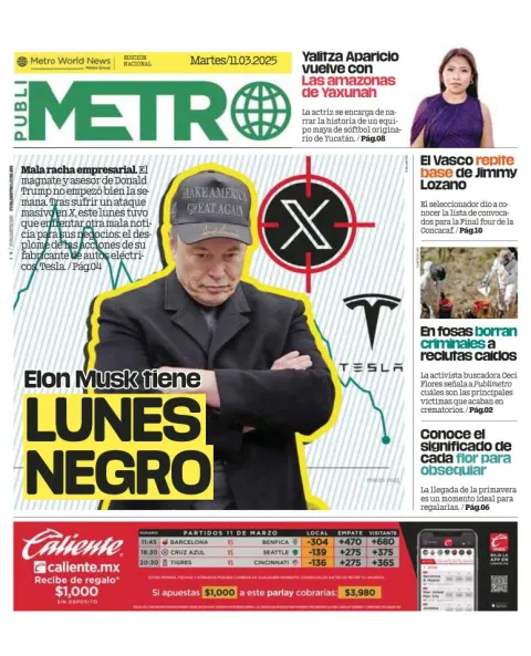Portada de Publimetro Guadalajara