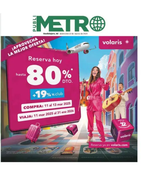 Portada de Publimetro Guadalajara del miércoles, 12 de marzo de 2025