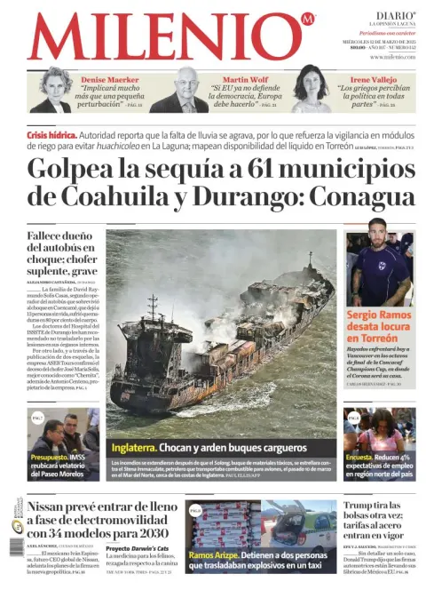 Portada de Milenio Laguna