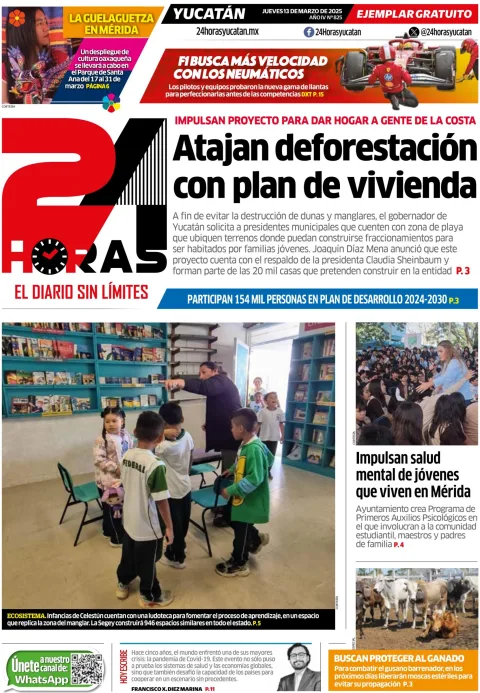 Portada de 24 Horas Yucatan