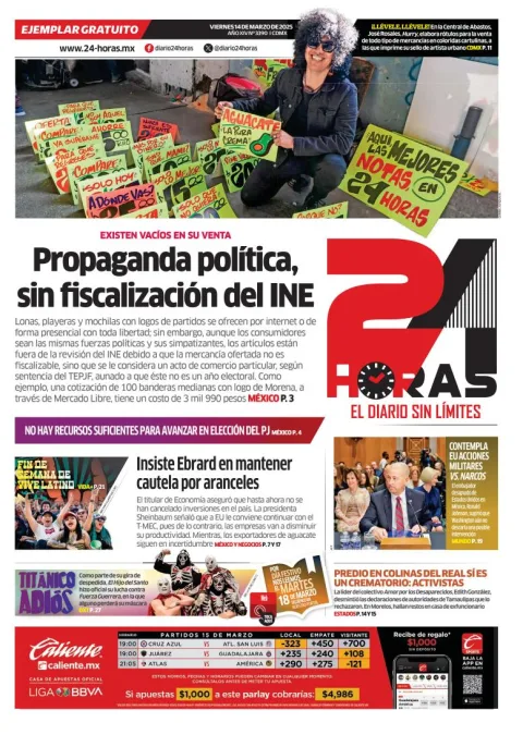 Portada de 24 Horas