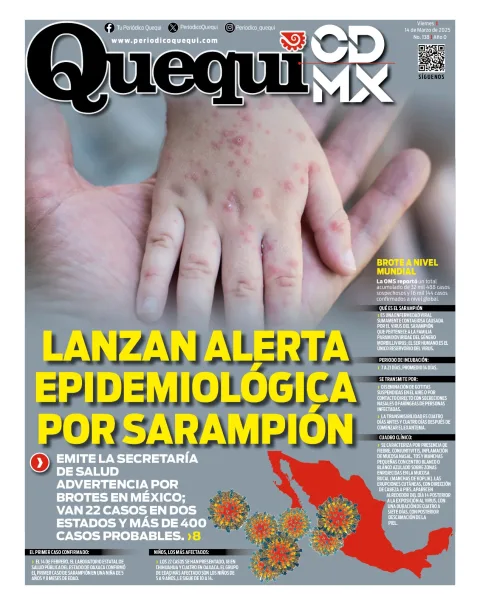 Portada de Quequi CDMX del viernes, 14 de marzo de 2025