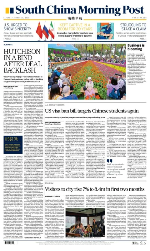 Portada de South China Morning Post