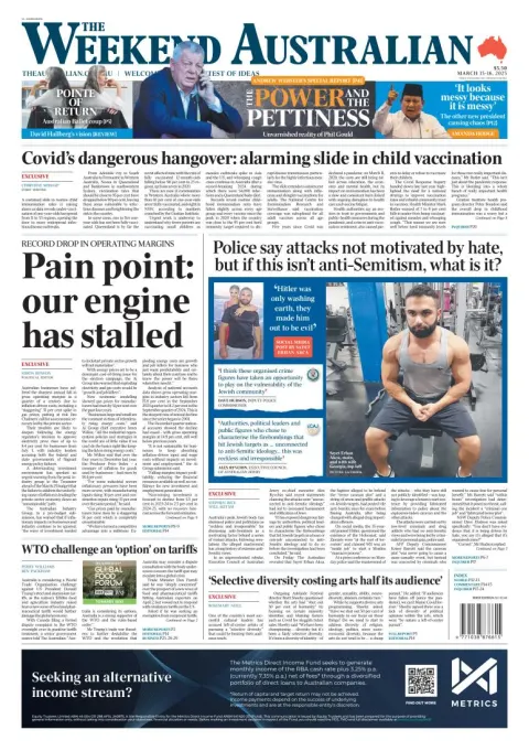 Portada de The Australian