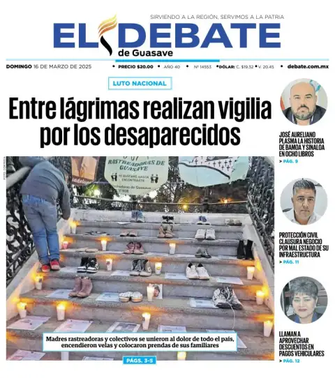 Portada de El Debate de Guasave