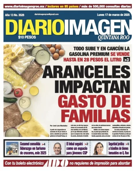 Portada de Diario Imagen Quintana Roo