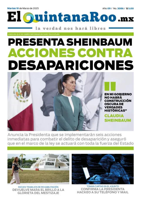 Portada de El Quintana Roo (portada)