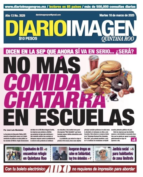 Portada de Diario Imagen Quintana Roo