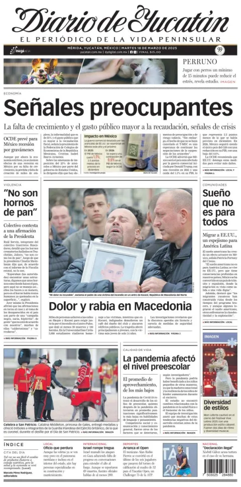 Portada de Diario de Yucatán