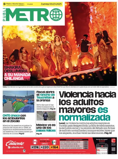 Portada de Publimetro Merida