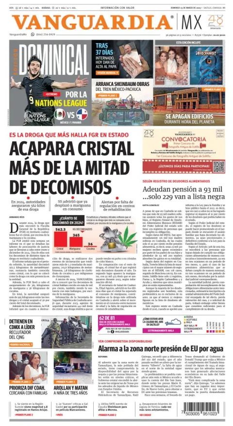 Portada de Vanguardia