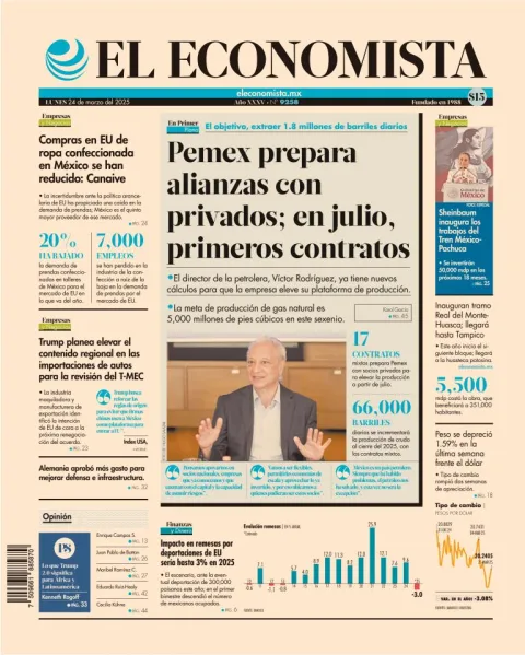 Portada de El Economista