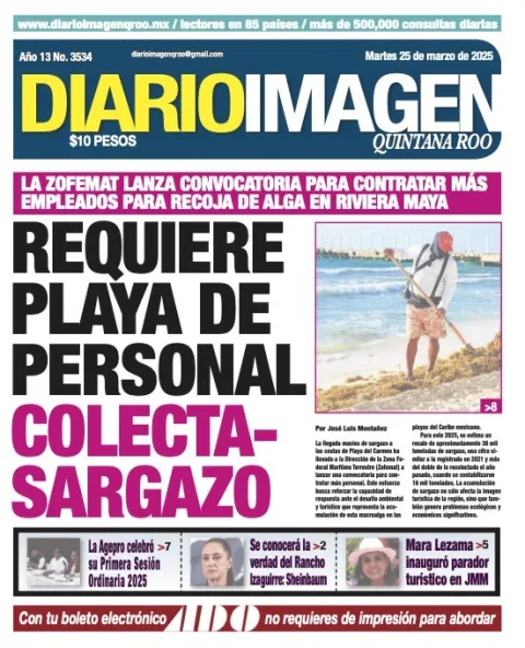 Portada de Diario Imagen Quintana Roo