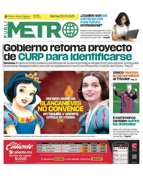 Portada de Publimetro Guadalajara