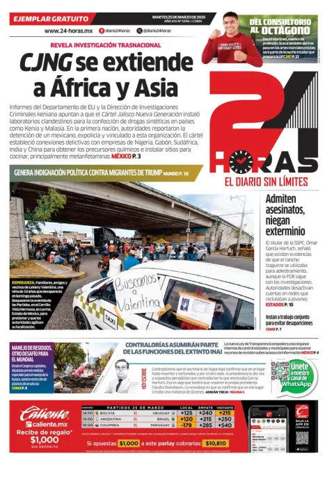 Portada de 24 Horas