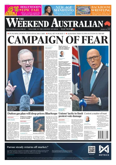 Portada de The Australian
