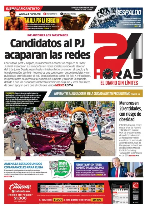 Portada de 24 Horas