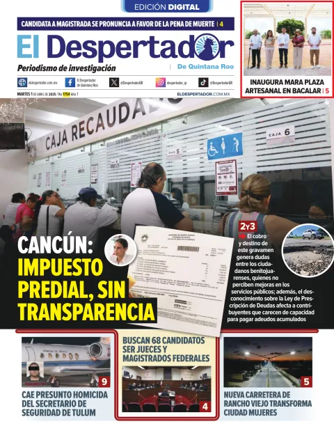 Portada de El Despertador de Quintana Roo