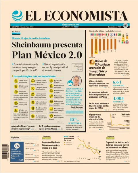 Portada de El Economista