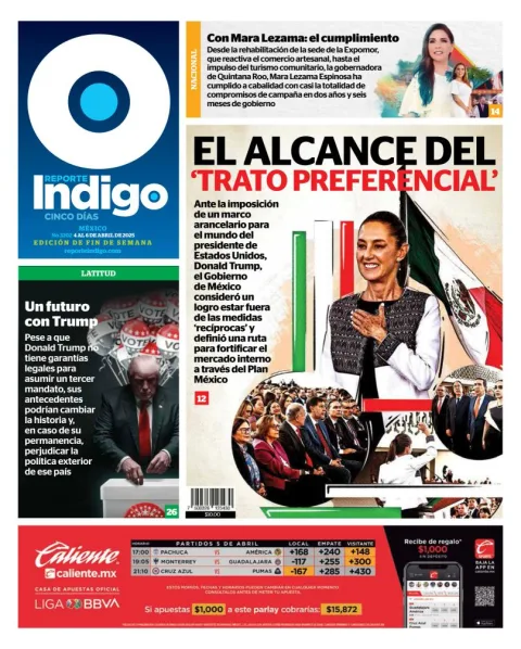 Portada de Reporte Indigo